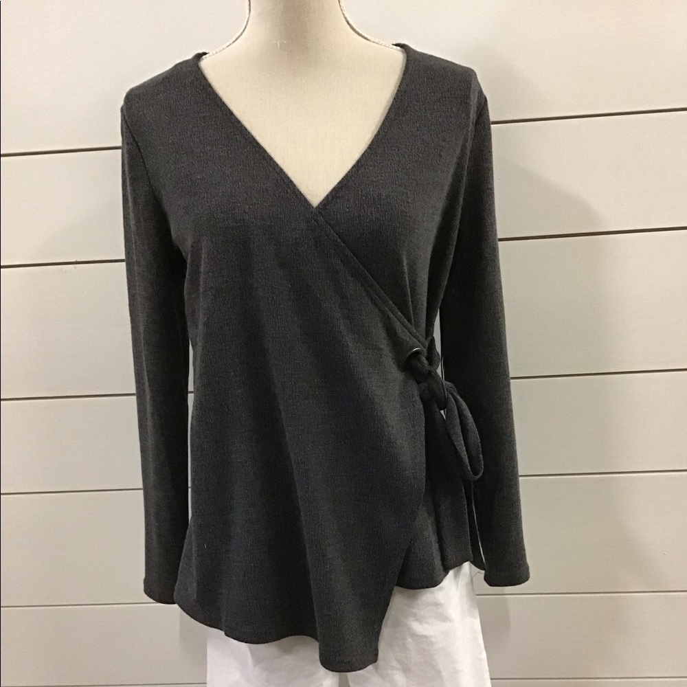 Wrapped Knit Top